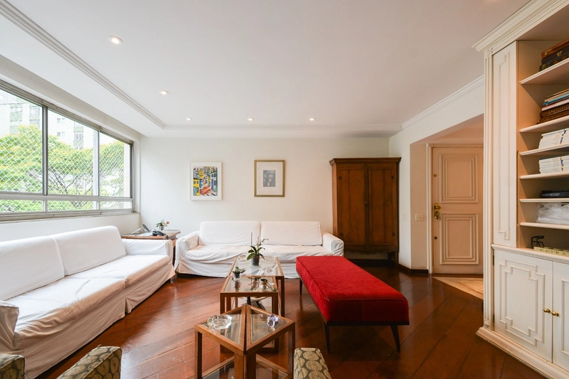 Apartamento para venda em higienopolis com 3 quartos 1 vaga : 2ª foto da galeria de imagens do imóvel