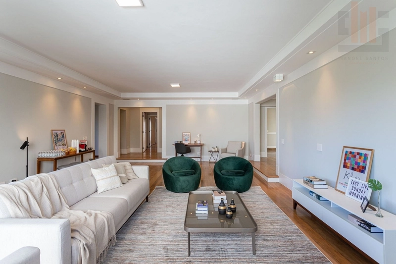 Apartamento em Higienópolis 3 suítes, 4 vagas com varanda: 4ª foto da galeria de imagens do imóvel