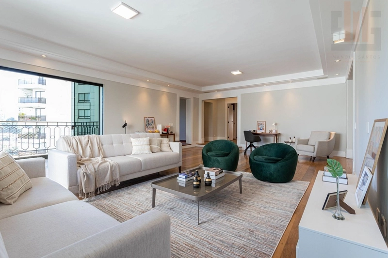 Apartamento em Higienópolis 3 suítes, 4 vagas com varanda: 5ª foto da galeria de imagens do imóvel
