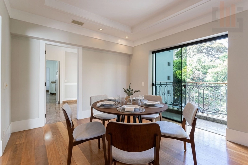 Apartamento em Higienópolis 3 suítes, 4 vagas com varanda: 8ª foto da galeria de imagens do imóvel