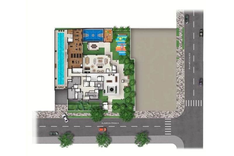 Apartamento 3 Suítes 3 vagas no Jardins novo: 6ª foto da galeria de imagens do imóvel
