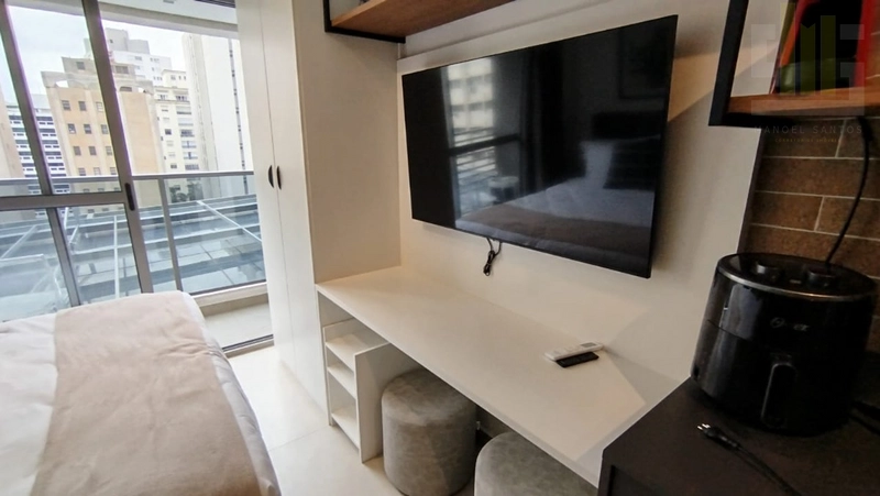 Studio mobiliado no Jardim Paulista novo de alto padrão: 4ª foto da galeria de imagens do imóvel
