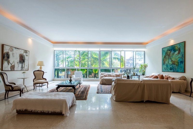 Apartamento de Alto Padrão em Higienópolis arquitetura Icônica: 3ª foto da galeria de imagens do imóvel