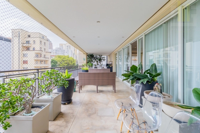Apartamento 4 suítes 5 vagas em Higienópolis novo com varanda: 5ª foto da galeria de imagens do imóvel