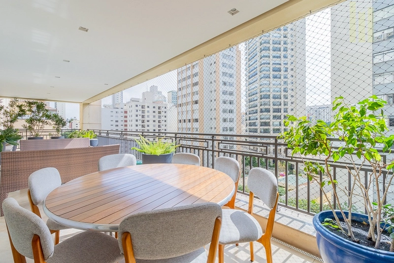 Apartamento 4 suítes 5 vagas em Higienópolis novo com varanda: 6ª foto da galeria de imagens do imóvel