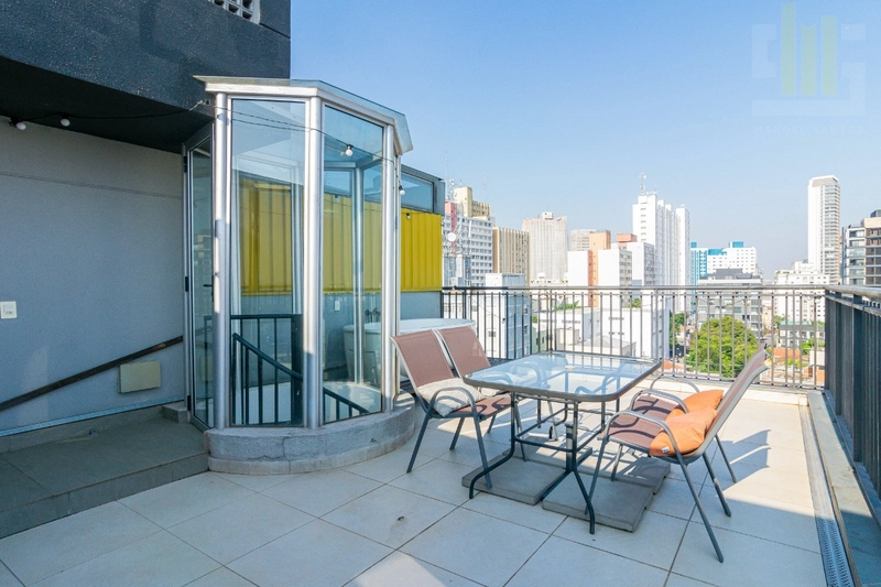 Cobertura na Vila Madalena com 1 dormitório, linda vista para o verde: 12ª foto da galeria de imagens do imóvel