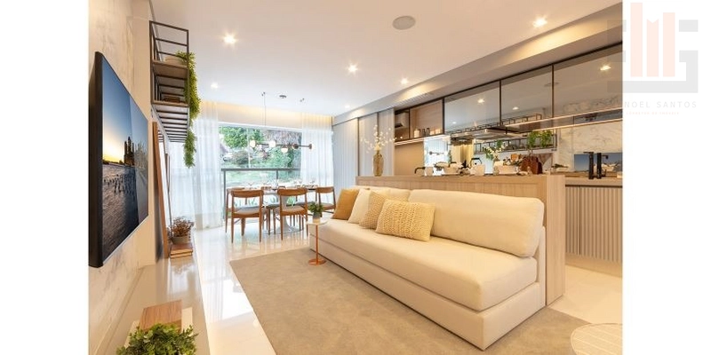 Apartamento 2 dormitórios suítes, com varanda e lavabo: 1ª foto da galeria de imagens do imóvel