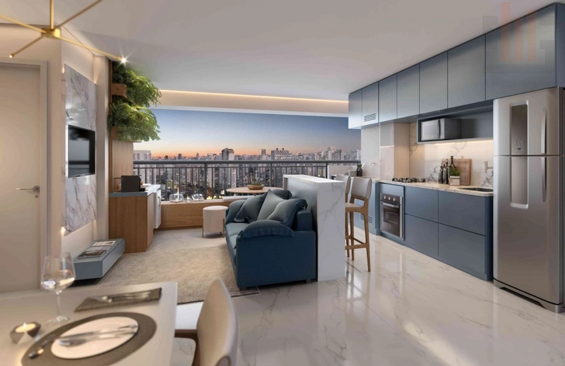 Apartamento lançamento na Barra Funda, com varanda e vaga de garagem: 2ª foto da galeria de imagens do imóvel
