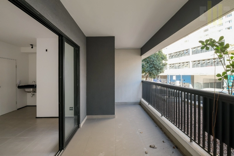 Studio na Santa Cecília, ao lado do metrô com varanda: 4ª foto da galeria de imagens do imóvel