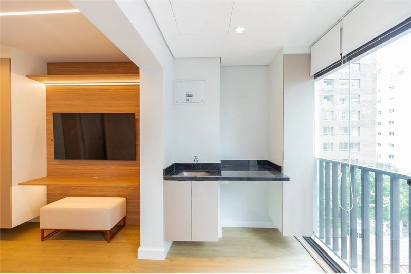 Apartamento studio mobiliado em Pinheiros próximo ao metrô: 6ª foto da galeria de imagens do imóvel