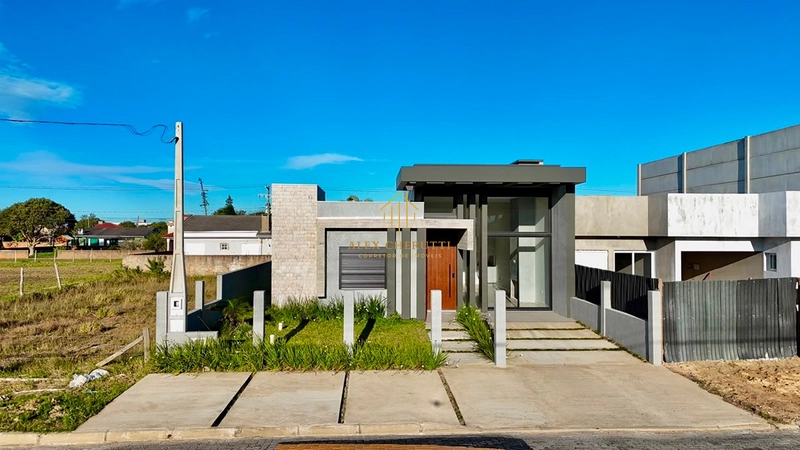 Bela casa à venda em Noiva do Mar, 3 dormitórios : 1ª foto da galeria de imagens do imóvel
