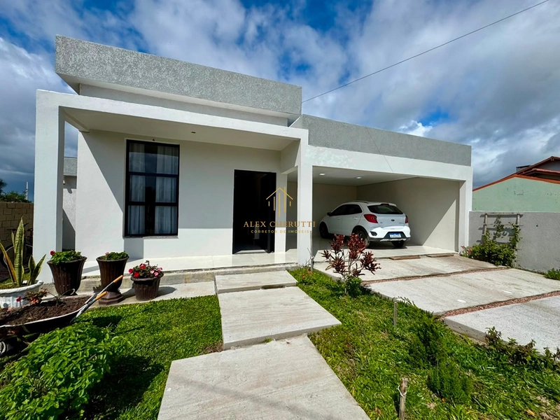 Casa nova à venda na praia de Atlântida Sul, 2 dormitórios: 1ª foto da galeria de imagens do imóvel