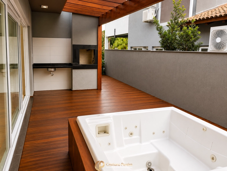 🏡 Casa térrea semimobiliada no Alphaville Gravataí com 3 dormitórios e jacuzzi: 8ª foto da galeria de imagens do imóvel