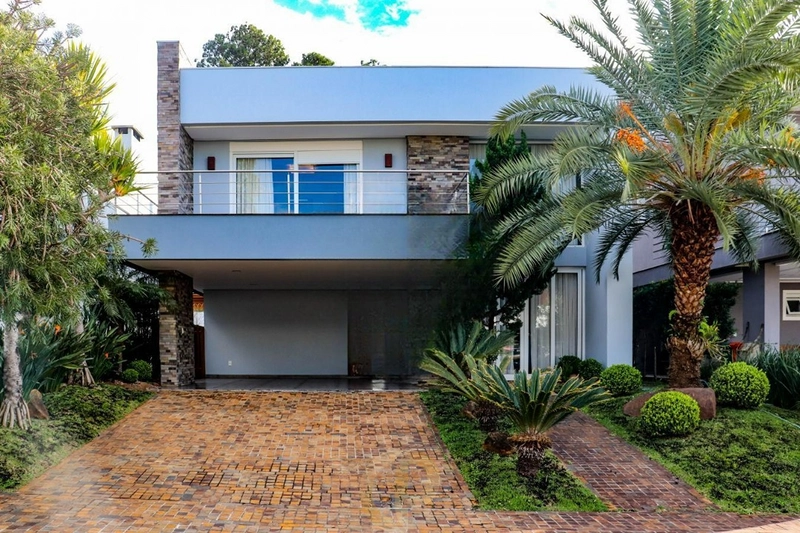 🏡 Casa moderna com 3 dormitórios, lareira, sacadas e espaço gourmet! ✨: 1ª foto da galeria de imagens do imóvel