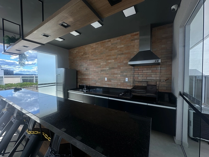 Apartamento studio com vaga de garagem a venda, todo mobiliado no centro de juiz de fora, por 349.000,00.: 3ª foto da galeria de imagens do imóvel