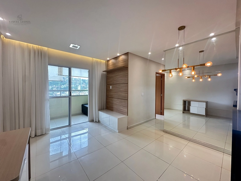 Adquira um apartamento de dois quartos um suíte em condomínio clube com planejados e pedras finas e acabamento de muito bom gosto : 2ª foto da galeria de imagens do imóvel