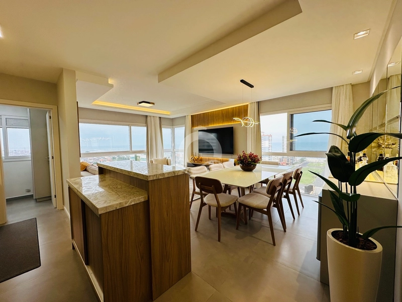 Apartamento 3 quartos vista mar mobiliado venda Centro Tramandaí: 5ª foto da galeria de imagens do imóvel