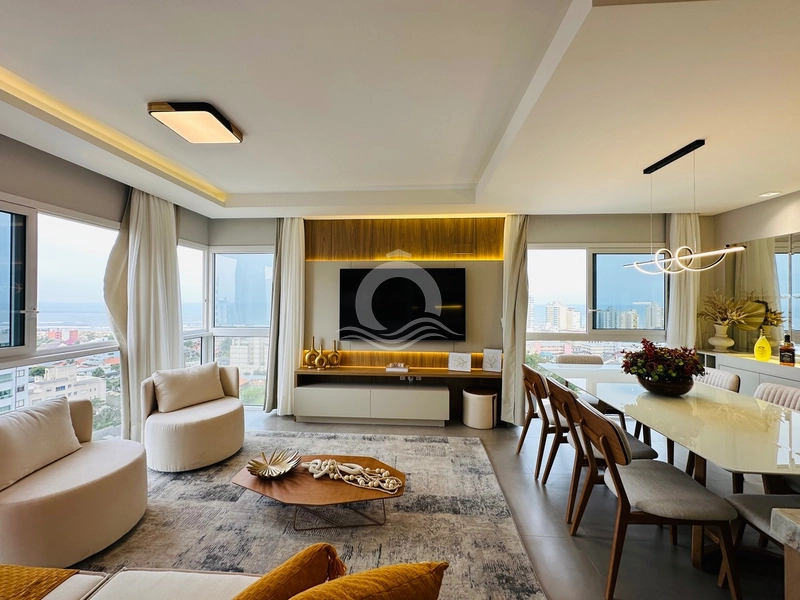 Apartamento 3 quartos vista mar mobiliado venda Centro Tramandaí: 2ª foto da galeria de imagens do imóvel