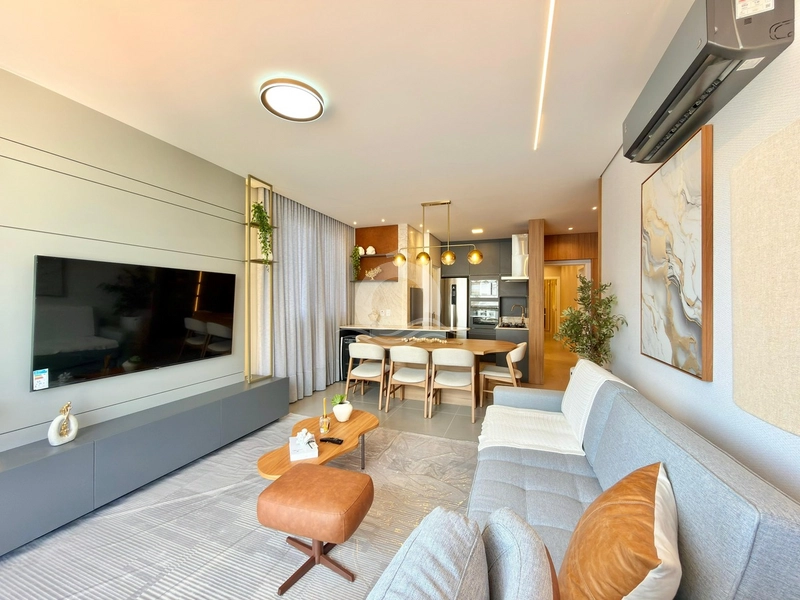 Apartamento 3 quartos decorado venda Navegantes Capão da Canoa: 7ª foto da galeria de imagens do imóvel