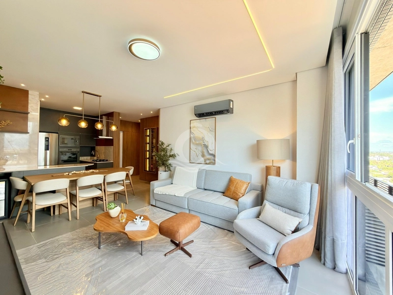 Apartamento 3 quartos decorado venda Navegantes Capão da Canoa: 6ª foto da galeria de imagens do imóvel