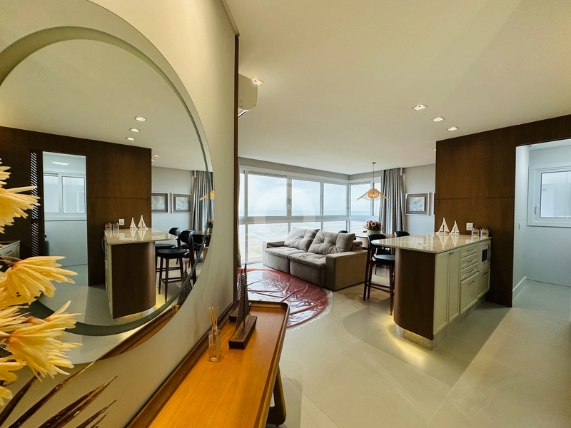 Apartamento 3 quartos frente mar decorado em Capão da Canoa: 2ª foto da galeria de imagens do imóvel