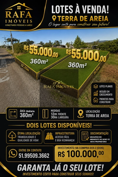 TERRENO DUPLO OU INDIVIDUAL: 1ª foto da galeria de imagens do imóvel
