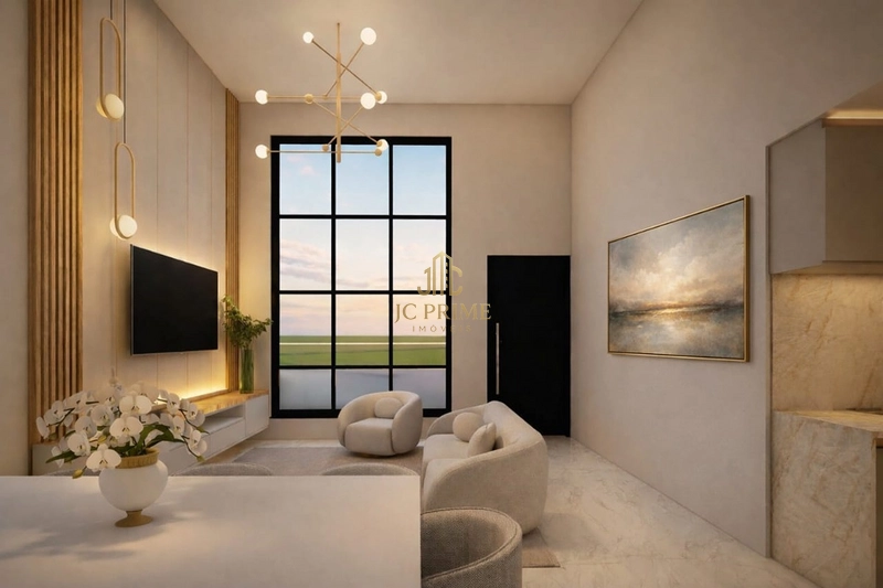 Casa Moderna com Área Gourmet : 7ª foto da galeria de imagens do imóvel