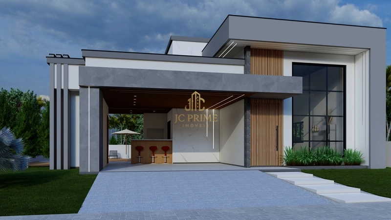 Casa Moderna com Área Gourmet : 4ª foto da galeria de imagens do imóvel