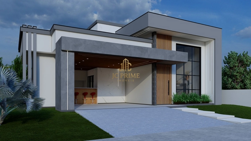 Casa Moderna com Área Gourmet : 5ª foto da galeria de imagens do imóvel