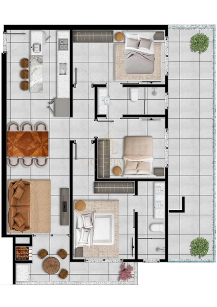 O Atlantis Home Club foi concebido para quem deseja vivenciar a praia o ano inteiro em um lugar que ofereça as conexões mais importantes da vida: entre pessoas, com a natureza e com a sua essência.: 7ª foto da galeria de imagens do imóvel