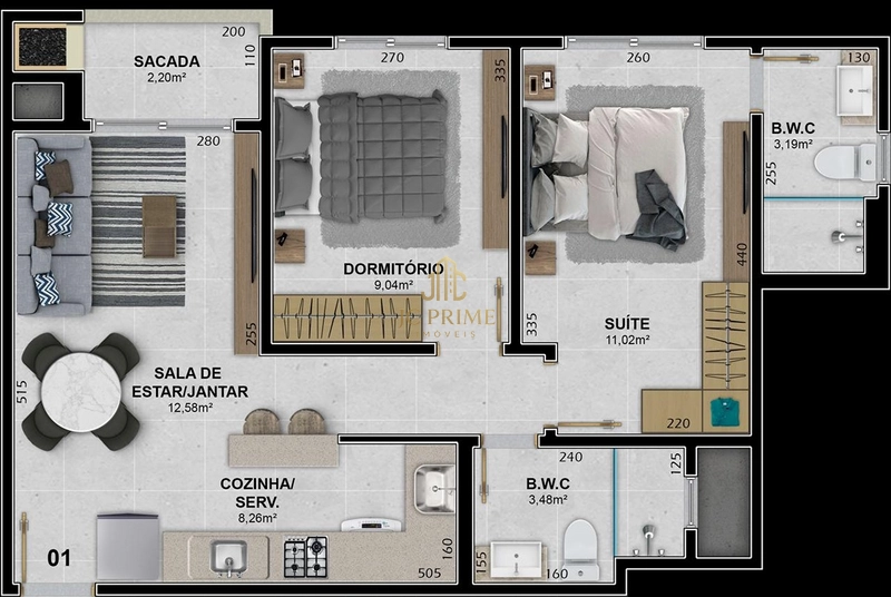 Chegou o empreendimento perfeito para quem quer sair do aluguel, morar com mais conforto ou investir em uma região que cresce cada vez mais.: 13ª foto da galeria de imagens do imóvel