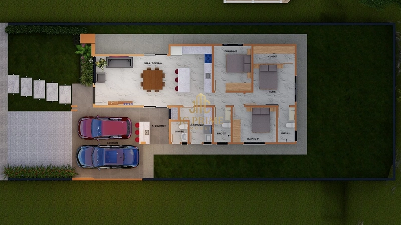 Casa em Construção no Centro de Antônio Carlos: 10ª foto da galeria de imagens do imóvel