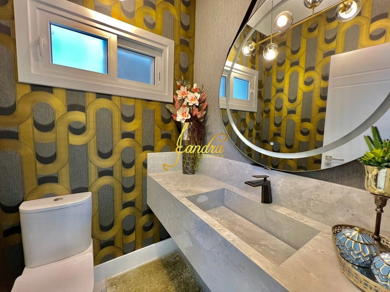 Sobrado mobiliado e decorado com piscina e sala de cinema: 36ª foto da galeria de imagens do imóvel