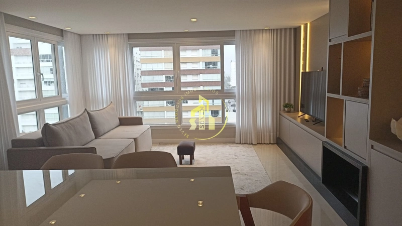 Apartamento de 3 suítes, frente, vista mar e praça, no Navegantes.: 4ª foto da galeria de imagens do imóvel
