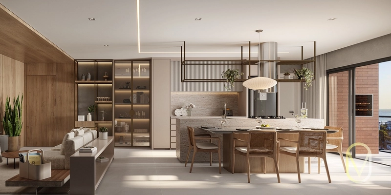 Apartamento á Venda no Centro de Balneário Rincão-SC: 2ª foto da galeria de imagens do imóvel