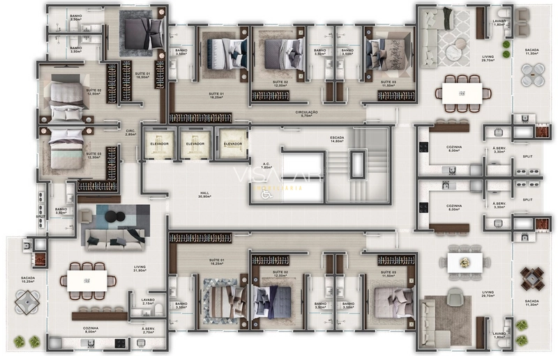 Apartamento de Alto Padrão á Venda em Itapema-SC: 23ª foto da galeria de imagens do imóvel