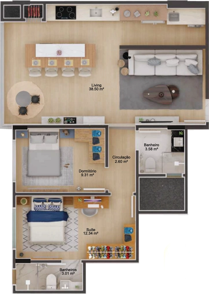 Apartamento á Venda em Laguna-SC: 32ª foto da galeria de imagens do imóvel