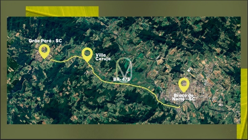 LOTE À VENDA EM GRÃO PARÁ-SC - RIO PEQUENO: 3ª foto da galeria de imagens do imóvel