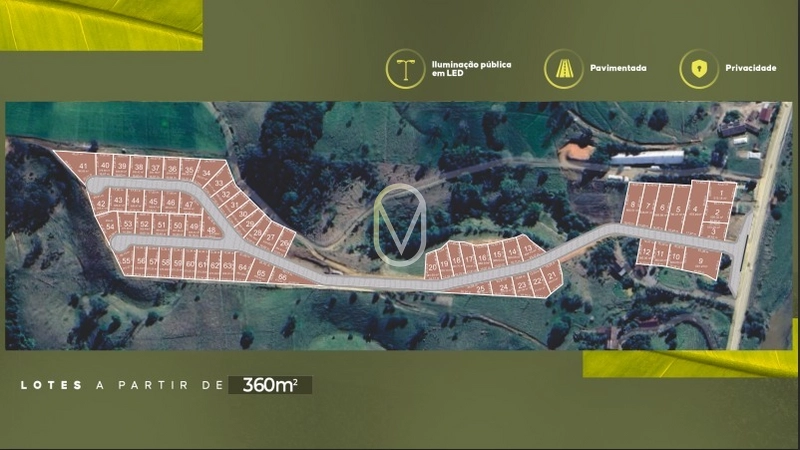 LOTE À VENDA EM GRÃO PARÁ-SC - RIO PEQUENO: 2ª foto da galeria de imagens do imóvel
