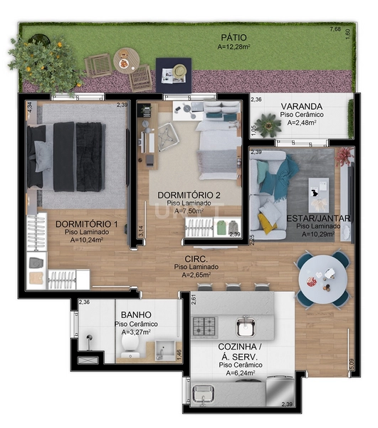 Apartamento de 2 dormitórios em Gravataí - Um lar para chamar de seu!: 15ª foto da galeria de imagens do imóvel