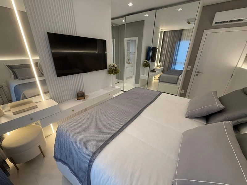 Apartamento no Tesla Residencial, Balneário Camboriú. 4 dormitórios, 2 suítes + 2 demi, 3 vagas, churrasqueira. Mobiliado, decorado e equipado.: 45ª foto da galeria de imagens do imóvel