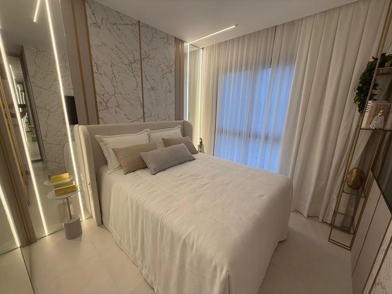 Apartamento no Tesla Residencial, Balneário Camboriú. 4 dormitórios, 2 suítes + 2 demi, 3 vagas, churrasqueira. Mobiliado, decorado e equipado.: 8ª foto da galeria de imagens do imóvel