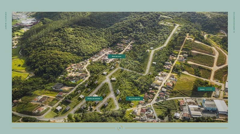 Terreno a Venda - Loteamento Jardim Alvorada - Dom Joaquim - Brusque: 1ª foto da galeria de imagens do imóvel