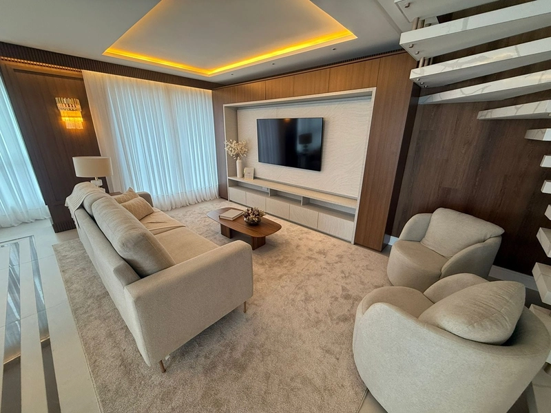 COBERTURA DUPLEX MOBILIADA, DECORADA E EQUIPADA – EXCLUSIVIDADE, LUXO E VISTA PARA O MAR: 22ª foto da galeria de imagens do imóvel