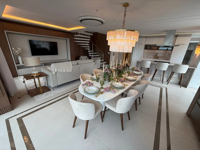 COBERTURA DUPLEX MOBILIADA, DECORADA E EQUIPADA – EXCLUSIVIDADE, LUXO E VISTA PARA O MAR: 28ª foto da galeria de imagens do imóvel
