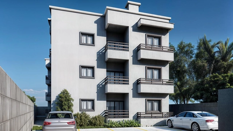 Apartamento à venda em Brusque – 2 quartos com sacada e churrasqueira: 1ª foto da galeria de imagens do imóvel