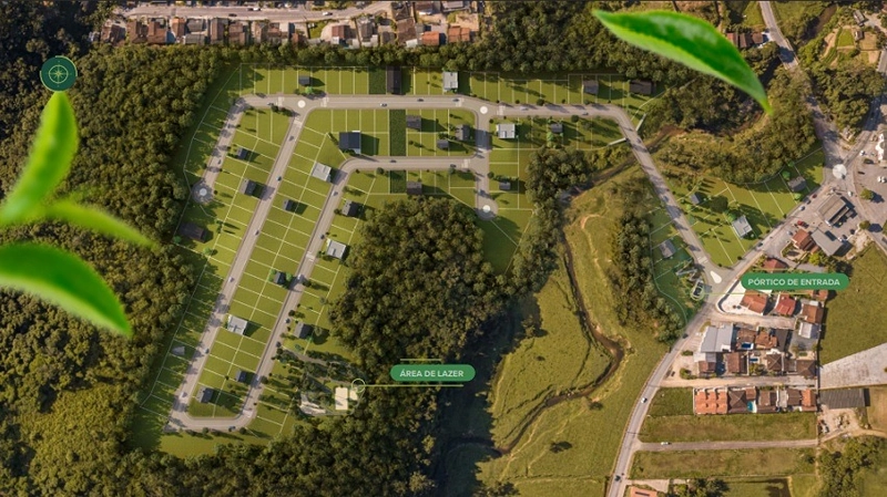 Terreno no Loteamento Residencial Eco Garden - Cedro Alto - Brusque: 1ª foto da galeria de imagens do imóvel