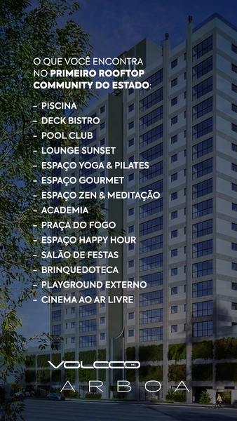 Volcco Arboa - Apartamentos 2 Suites no Bairro Santa Rita em Brusque.: 6ª foto da galeria de imagens do imóvel