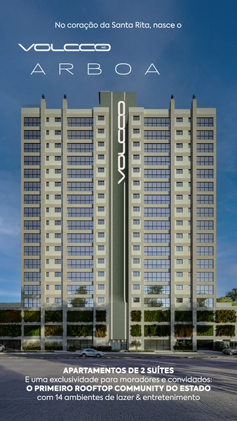 Volcco Arboa - Apartamentos 2 Suites no Bairro Santa Rita em Brusque.: 1ª foto da galeria de imagens do imóvel