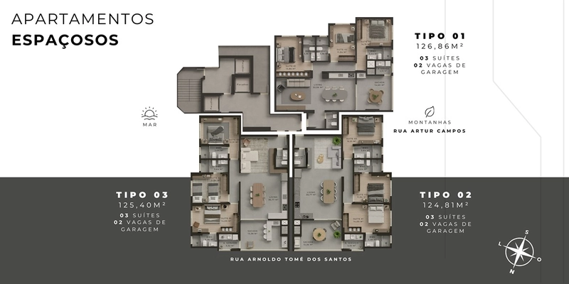Apartamento Alto Padrão à Venda Paradise Tower – Perequê, Porto Belo/SC - Proximo Pier Hard Rock : 4ª foto da galeria de imagens do imóvel